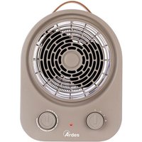Ardes AR4F17 Termoventilatore Riscaldante 2 Potenze Termostato Temperatura Ambiente Scaldino Elettrico Elegante Compatto Portatile con LED On-Off