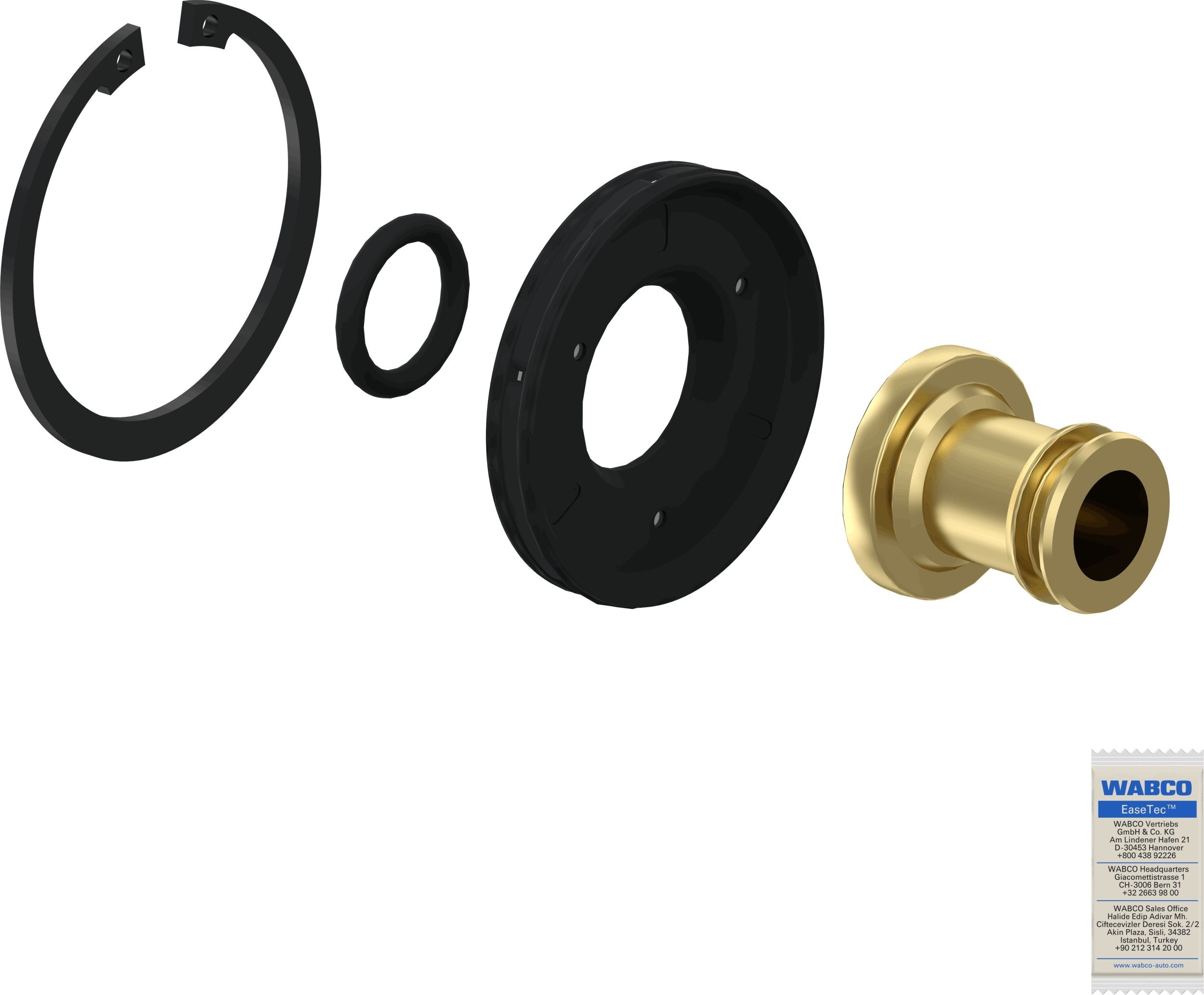Guaina parapolvere, Guida pinza freno WABCO 4324159232