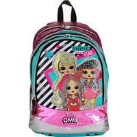 Auguri Preziosi Zaino scuola con chiusura a zip e gadget incluso - Round XL L.O.L. Surprise!