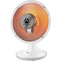 Pyramidea SC600T Stufa Elettrica a Infrarossi Fibra di Carbonio 300W 600W per ambienti fino a 16 m² colore Argento