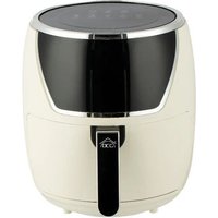 DCG Eltronic Friggitrice ad Aria Calda 5 L 1500 W Beige e Nero