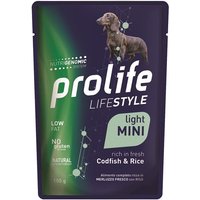 Prolife Light Mini Merluzzo e riso 100g umido cane